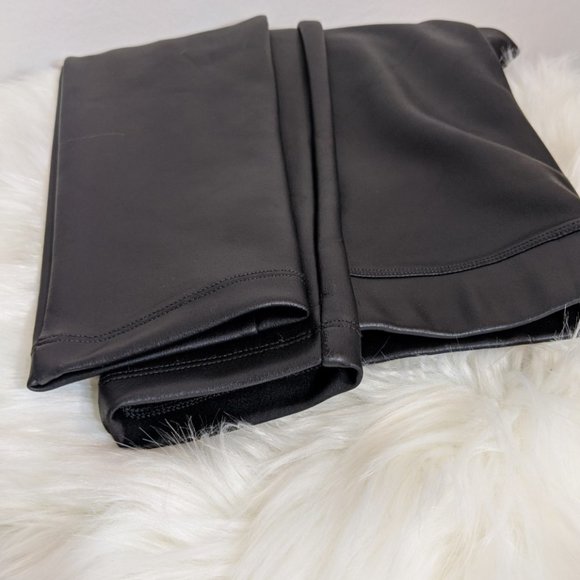 Express Black Pleather Pants - Picture 5 of 6